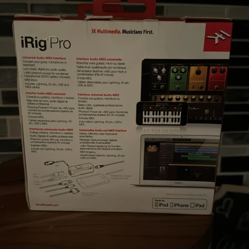 i Rig Pro Universal Audio-MIDI interface - Picture 2 of 2